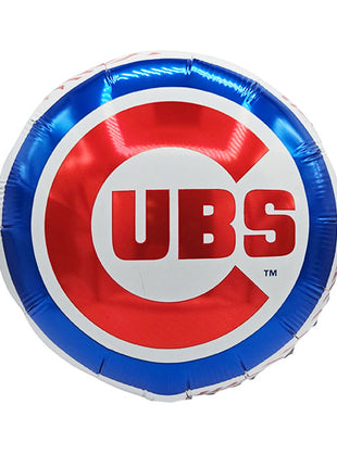 Globo de béisbol clásico de los Chicago Cubs de 18 pulgadas