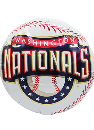 Globo de béisbol clásico de los Washington Nationals de 18 pulgadas