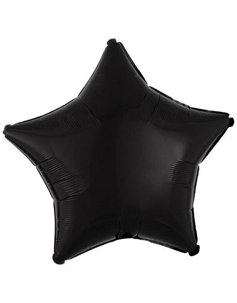 18in Anagram Opaque Black Star Balloon