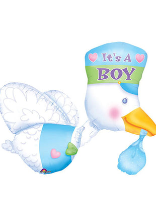 Globo de cigüeña con anagrama de 32 pulgadas "Bundle of Joy"