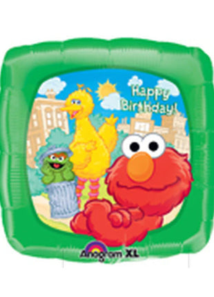 Globo de anagrama de Elmo y sus amigos de 18 pulgadas