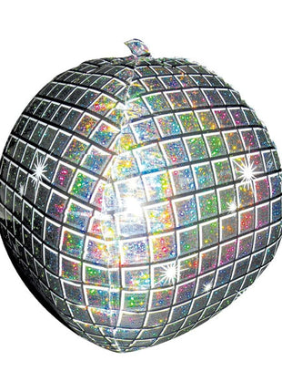 15in Anagram Disco Ball Balloon - Joker Party Supply