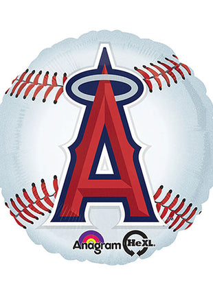 Globo de béisbol Anagram de 18 pulgadas de los Anaheim Angeles