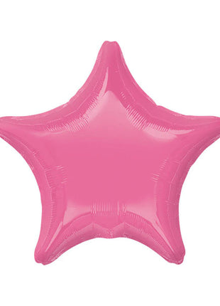 Globo con anagrama de estrella rosa de 18 pulgadas