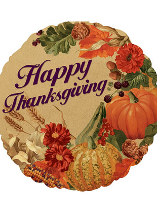18in Value Plus Traditional Thanksgiving Balloon