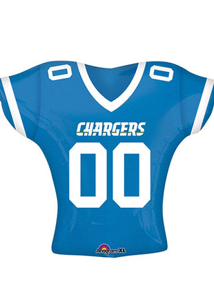 Globo de 24 pulgadas con anagrama de la camiseta de Los Angeles Chargers