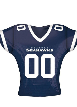 Globo de 24 pulgadas con anagrama de la camiseta de los Seattle Seahawks