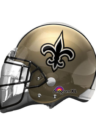 Globo con anagrama de 21 pulgadas con el casco de los New Orleans Saints