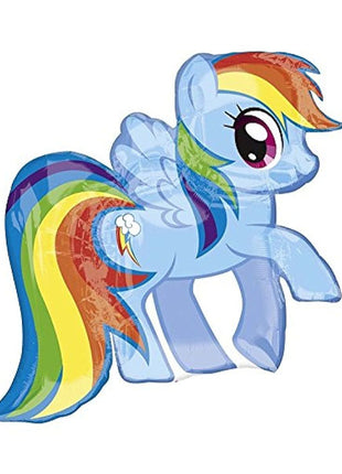 Globo de 28 pulgadas con anagrama de My Little Pony Rainbow Dash