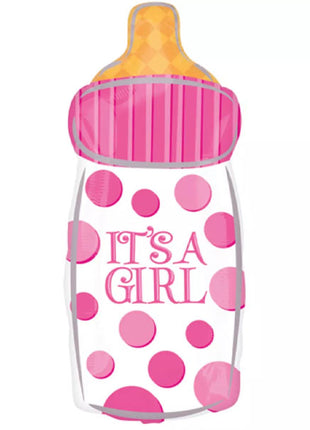23in Anagram it's a Girl Baby Bottle Balloon