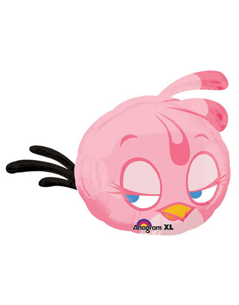 27in Anagram Angry Birds Pink Bird Balloon - Joker Party Supply