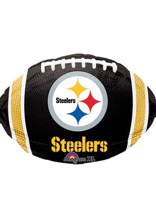 Globo de fútbol americano de los Pittsburgh Steelers con anagrama de 18 pulgadas