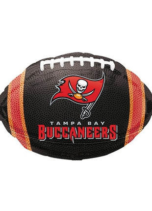 Globo de fútbol americano Tampa Baby Buccaneers de 18 pulgadas con anagrama