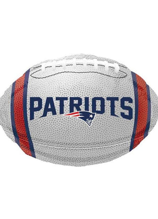 Globo de fútbol americano de los New England Patriots con anagrama de 18 pulgadas