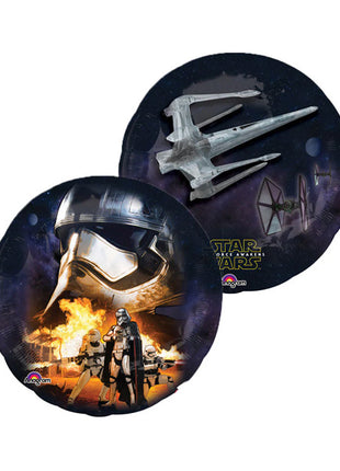 32in Anagram Star Wars Force Awakens Fighter Ship Balloon - Joker Party Supply