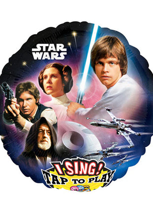 28in Anagram Singing Balloon Star Wars Balloon - Joker Party Supply