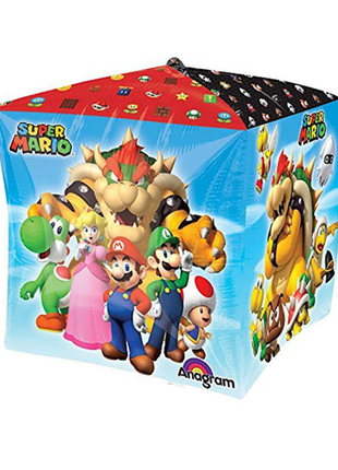 15in Anagram Super Mario Bros Cubez Balloon - Joker Party Supply