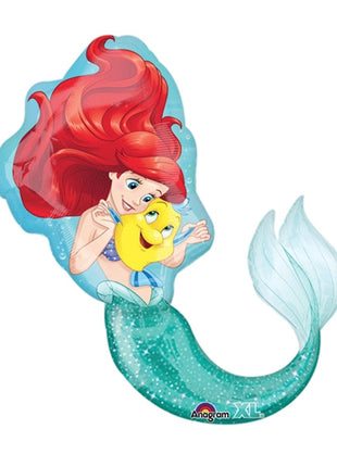 34in Anagram Little Mermaid Balloon - Joker Party Supply