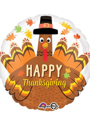 18in Anagram Thanksgiving Pilgrim Turkey Balloon
