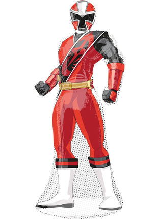 42in Anagram Power Rangers Ninja Steel Red Ranger Balloon - Joker Party Supply