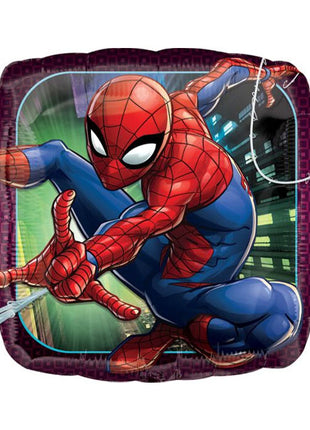 Globo animado de Spiderman con anagrama de 18 pulgadas