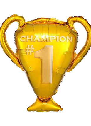 28in Anagram Gold Trophy Balloon - Joker Party Supply