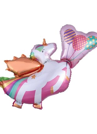 34in Anagram Winged Unicorn Balloon - Joker Party Supply