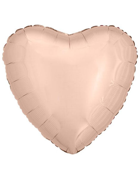 18in Anagram Rose Gold Heart Balloon