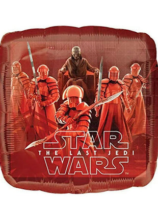 Globo con anagrama de Star Wars: Los últimos Jedi de 18 pulgadas