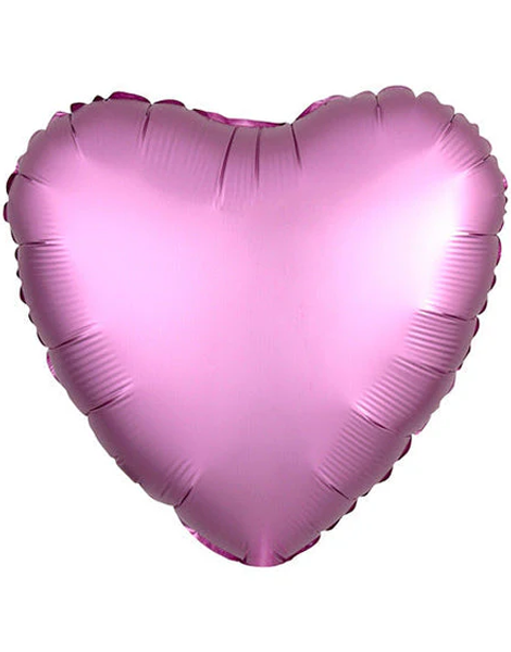18in Anagram Satin Flamingo Heart Balloon