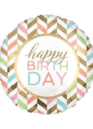28in Anagram Birthday Pastel Celebration Balloon - Joker Party Supply