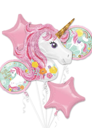 Anagram Magical Unicorn Balloon Bouquet Balloons - Joker Party Supply