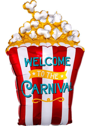 29in Anagram Welcome to the Carnival Popcorn Balloon - Joker Party Supply