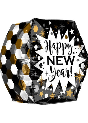 16in Anagram Happy New Year Anglez Balloon - Joker Party Supply