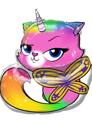 25in Anagram Unicorn Kitty Balloon - Joker Party Supply