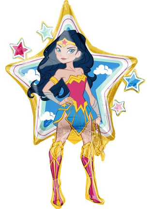 38in Anagram Wonder Woman 2 Balloon - Joker Party Supply