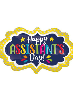 27in Anagram Assistants Day Marquee Balloon - Joker Party Supply