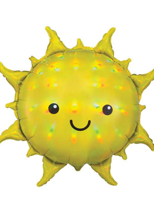 27in Anagram Holographic Iridescent Sun Balloon - Joker Party Supply