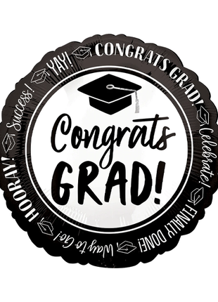 Globo de anagrama de 18 pulgadas "Felicitaciones a la graduación"