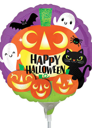 9in Anagram Halloween Friends Balloon (Heat Seal Required)