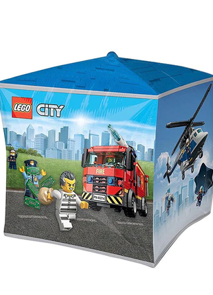 15in Anagram Lego City Cubez Balloon - Joker Party Supply
