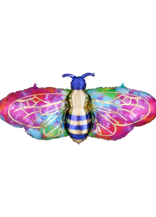 39in Anagram Tie Dye Bee Balloon - Joker Party Supply