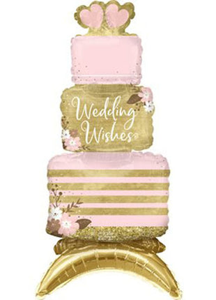 25in Anagram Standing Wedding Cake Balloon