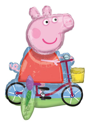 22in Anagram Air-Filled Peppa Pig Balloon - Joker Party Supply