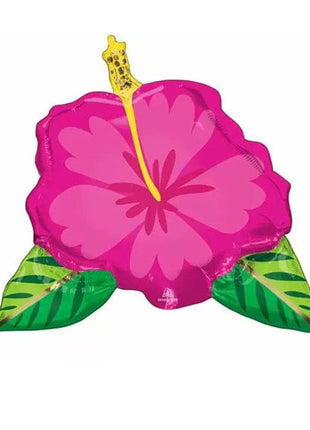 27in Anagram Beautiful Tropical Hibiscus Balloon - Joker Party Supply