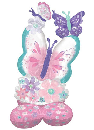 44in Anagram Airloonz Flutter Butterfly Balloon - Joker Party Supply