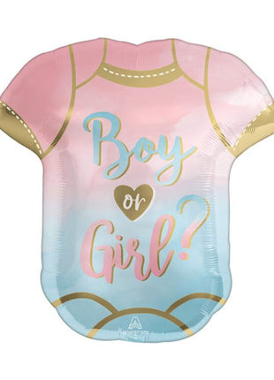 22in Anagram Boy Or Girl Gender Reveal Balloon - Joker Party Supply