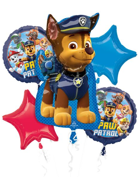 Anagram Paw Patrol Bouquet Balloons 5pc - Joker Party Supply