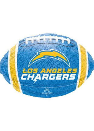 Globo de fútbol americano de Los Angeles Chargers con anagrama de 18 pulgadas