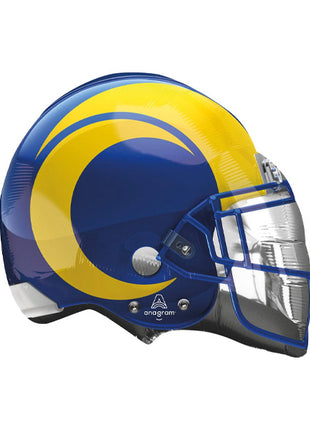 21in Anagram Los Angeles Rams Helmet Balloon - Joker Party Supply